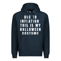 Navy due to inflation, this is my halloween costume pullover Premium Hoodie - longCreatives