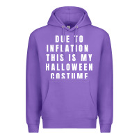 Purple due to inflation, this is my halloween costume pullover Premium Hoodie - longCreatives