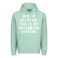 Seafoam due to inflation, this is my halloween costume pullover Premium Hoodie - longCreatives