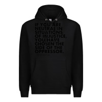 Black human rights quote protest political Premium Hoodie - longCreatives