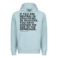 Blue Mist human rights quote protest political Premium Hoodie - longCreatives