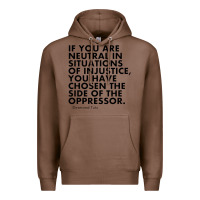 Chestnut human rights quote protest political Premium Hoodie - longCreatives