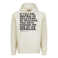Oatmeal Heather human rights quote protest political Premium Hoodie - longCreatives