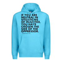 Ocean Blue human rights quote protest political Premium Hoodie - longCreatives