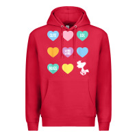 Cardinal peanuts valentine candy heart Premium Hoodie - longCreatives