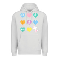 Dove Grey peanuts valentine candy heart Premium Hoodie - longCreatives