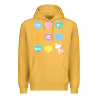 Mustard peanuts valentine candy heart Premium Hoodie - longCreatives