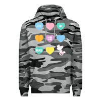 Slate Camo peanuts valentine candy heart Premium Hoodie - longCreatives