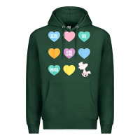 Sports Green peanuts valentine candy heart Premium Hoodie - longCreatives
