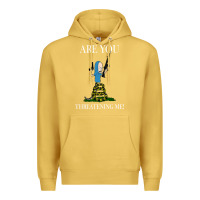 Antique Gold Are You Threatening Me Funny Cartoon Halloween Premium Hoodie - longCreatives