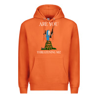 Carrot Are You Threatening Me Funny Cartoon Halloween Premium Hoodie - longCreatives