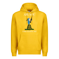 Lemon Are You Threatening Me Funny Cartoon Halloween Premium Hoodie - longCreatives