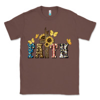 Chestnut Faith USA sunflower 4th of july Classic Tee - HowdyJamesFarm