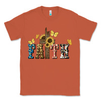 Copper Faith USA sunflower 4th of july Classic Tee - HowdyJamesFarm