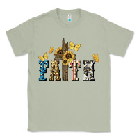 Matcha Faith USA sunflower 4th of july Classic Tee - HowdyJamesFarm