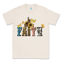 Natural Faith USA sunflower 4th of july Classic Tee - HowdyJamesFarm
