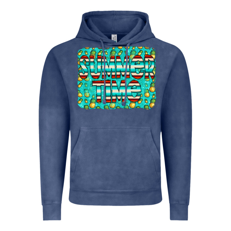 Summer Time Glitter Pineable Vintage Hoodie by CowCowDesign | Teevron
