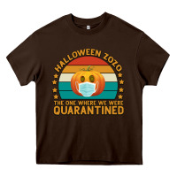 Chocolate Brown Halloween Zozo The One Where We Were Quarantined Heavy Core Tee - Bettercallsaul