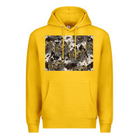 Lemon Longhorn Pattern Premium Hoodie - CowhideDigitalArt