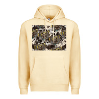 Pina Colada Longhorn Pattern Premium Hoodie - CowhideDigitalArt