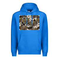 True Royal Longhorn Pattern Premium Hoodie - CowhideDigitalArt