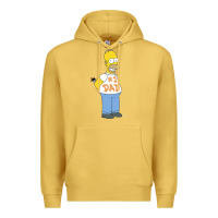 Antique Gold The Simpsons Homer Number 1 Dad Father's Day V2 Premium Hoodie - longCreatives