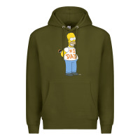 Army Green The Simpsons Homer Number 1 Dad Father's Day V2 Premium Hoodie - longCreatives