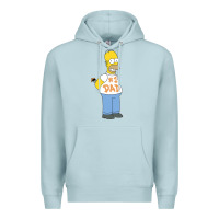 Blue Mist The Simpsons Homer Number 1 Dad Father's Day V2 Premium Hoodie - longCreatives