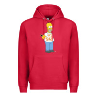 Cardinal The Simpsons Homer Number 1 Dad Father's Day V2 Premium Hoodie - longCreatives