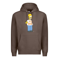 Coffee The Simpsons Homer Number 1 Dad Father's Day V2 Premium Hoodie - longCreatives