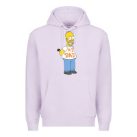 Lilac The Simpsons Homer Number 1 Dad Father's Day V2 Premium Hoodie - longCreatives