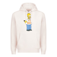 Pale Pink The Simpsons Homer Number 1 Dad Father's Day V2 Premium Hoodie - longCreatives