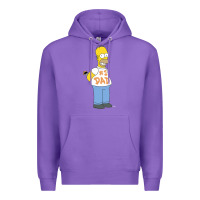 Purple The Simpsons Homer Number 1 Dad Father's Day V2 Premium Hoodie - longCreatives