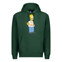 Sports Green The Simpsons Homer Number 1 Dad Father's Day V2 Premium Hoodie - longCreatives