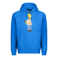 True Royal The Simpsons Homer Number 1 Dad Father's Day V2 Premium Hoodie - longCreatives