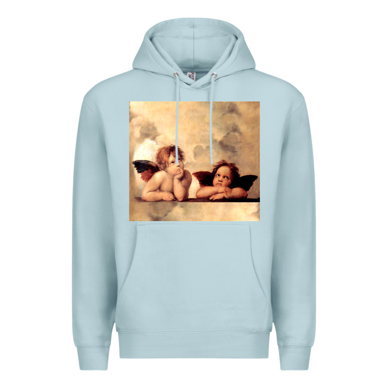 Angels Gift Raphael Cupid Cherubs Art Valentine Angel Premium Hoodie by longCreatives | Teevron