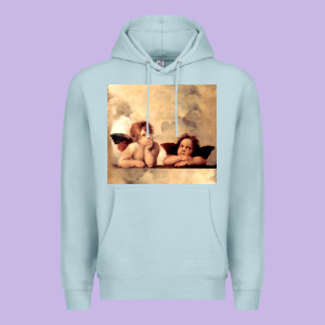 Angels Gift Raphael Cupid Cherubs Art Valentine Angel Premium Hoodie Designed By Longcreatives