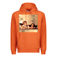Carrot angels gift raphael cupid cherubs art valentine angel Premium Hoodie - longCreatives
