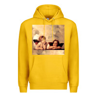 Lemon angels gift raphael cupid cherubs art valentine angel Premium Hoodie - longCreatives