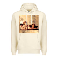 Sandshell angels gift raphael cupid cherubs art valentine angel Premium Hoodie - longCreatives