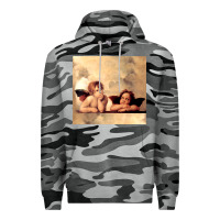 Slate Camo angels gift raphael cupid cherubs art valentine angel Premium Hoodie - longCreatives