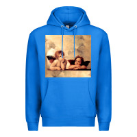 True Royal angels gift raphael cupid cherubs art valentine angel Premium Hoodie - longCreatives