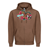 Chestnut easter spring western hearts Zipper Hoodie - Artiststas