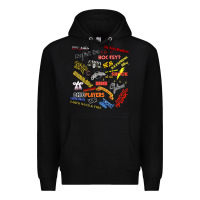 Black Just A Little Funk Premium Hoodie - longCreatives