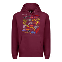 Burgundy Just A Little Funk Premium Hoodie - longCreatives