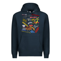 Navy Just A Little Funk Premium Hoodie - longCreatives