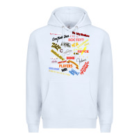White Just A Little Funk Premium Hoodie - longCreatives