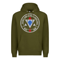Army Green Secret Jewish Space Laser Corps Mazel Tov Funny Prank Premium Hoodie - longCreatives