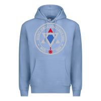 Colony Blue Secret Jewish Space Laser Corps Mazel Tov Funny Prank Premium Hoodie - longCreatives