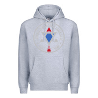 Heather Grey Secret Jewish Space Laser Corps Mazel Tov Funny Prank Premium Hoodie - longCreatives